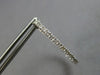 ESTATE .70CT DIAMOND 14KT WHITE GOLD 3D CLASSIC INSIDE OUT HOOP HANGING EARRINGS