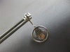 ESTATE .36CT DIAMOND 14KT WHITE GOLD 3D LUCKY HAMSA CHAMSA FUN HANGING EARRINGS