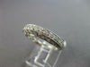 ESTATE .55CT DIAMOND 14KT WHITE GOLD 3D SEMI ETERNITY ANNIVERSARY RING #27560