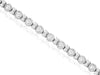 ESTATE 2.0CT DIAMOND 14KT WHITE GOLD 3D CLASSIC ROUND FILIGREE TENNIS BRACELET