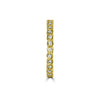 .24CT DIAMOND 18KT YELLOW GOLD 3D ROUND 2MM FILIGREE ETERNITY ANNIVERSARY RING