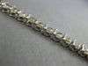 ESTATE 2.0CT DIAMOND 14KT WHITE GOLD 3D CLASSIC ROUND S TENNIS BRACELET