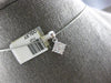 .25CT DIAMOND 14K WHITE GOLD ROUND INVISIBLE SQUARE GEOMETRICAL FLOATING PENDANT