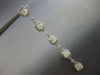 LARGE & LONG 6.26CT WHITE & LIGHT FANCY YELLOW DIAMOND 18KT WHITE GOLD EARRINGS