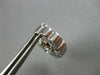 LARGE .72CT DIAMOND 14KT WHITE GOLD BAGUETTE FLOWER STAR & MOON EARRINGS #27720