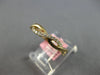 ESTATE .24CT DIAMOND 14KT YELLOW GOLD CLASSIC INFINITY 3/4TH ETERNITY LOVE RING