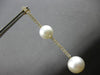 EXTRA LARGE 1.93CT DIAMOND & AAA SOUTH SEA PEARL 18KT YELLOW GOLD FUN EARRINGS