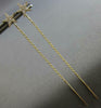 ESTATE .14CT DIAMOND 14KT YELLOW GOLD 3D CLASSIC STAR FUN HANGING EARRINGS