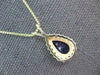 1.52CT DIAMOND & AAA AMETHYST 14KT YELLOW GOLD PEAR SHAPE & ROUND HALO PENDANT