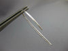 LONG .59CT DIAMOND 14KT WHITE GOLD 3D ELONGATED GRADUATING BAR HANGING EARRINGS