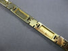 ESTATE WIDE & LONG 14KT YELLOW GOLD 3D HANDCRAFTED FIGARO DESIGN MENS BRACELET