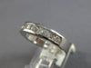 .80CT DIAMOND 14KT WHITE GOLD ROUND & BAGUETTE CHANNEL WEDDING ANNIVERSARY RING