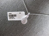 ESTATE .27CT DIAMOND 14KT WHITE GOLD CLASSIC ROUND CLUSTER OVAL FLOATING PENDANT