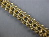 ANTIQUE LARGE AND LONG 14KT YELLOW GOLD 3D HANDCRAFTED CHARM BRACELET
