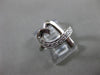 ESTATE TIFFANY & CO .20CT DIAMOND 18KT WHITE GOLD 3D LOVING HEART RING #24919