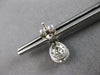 .25CT DIAMOND 14KT WHITE GOLD 3D CLASSIC CLUSTER TEAR DROP FLOWER STUD EARRINGS