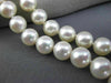 ESTATE AAA 8MM SOUTH SEA PEARL 14KT WHITE GOLD 3D CLASSIC LOVE NECKLACE #26210