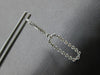 ESTATE .83CT DIAMOND 14K WHITE GOLD CLASSIC OPEN OVAL LEVERBACK HANGING EARRINGS
