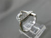 ESTATE TIFFANY & CO .20CT DIAMOND 18KT WHITE GOLD 3D LOVING HEART RING #24919