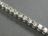 ESTATE 7.30CT DIAMOND 14KT WHITE GOLD 3D CLASSIC FOUR PRONG TENNIS BRACELET
