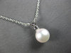 .05CT DIAMOND & AAA SOUTH SEA PEARL 14KT WHITE GOLD SOLITAIRE FLOATING PENDANT