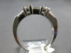 .81CT DIAMOND 14KT WHITE GOLD ROUND & BAGUETTE CHANNEL WEDDING ANNIVERSARY RING