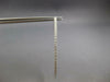 EXTRA LARGE 2.30CT DIAMOND 14KT WHITE GOLD 3D INSIDE OUT HOOP HANGING EARRINGS