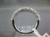 1.19CT DIAMOND 18KT WHITE GOLD FILIGREE MILGRAIN SEMI ETERNITY ANNIVERSARY RING