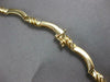 ESTATE .40CT DIAMOND 14K 2 TONE GOLD 3D MULTI WAVE SEMI ETERNITY LOVE NECKLACE