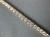 ESTATE 3.0CT DIAMOND 14KT ROSE GOLD 3D CLASSIC ROUND 4 PRONG TENNIS BRACELET