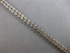 ESTATE 3.0CT DIAMOND 14KT WHITE GOLD 3D CLASSIC ROUND SWIRL TENNIS BRACELET