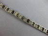 ANTIQUE ART DECO 1.8CT AAA SAPPHIRE 14KT WHITE GOLD 3D FILIGREE BRACELET #27754