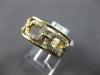 ESTATE WIDE .60CT DIAMOND 14KT YELLOW GOLD 3D MULTI OVAL LOVE KNOT FUN RING