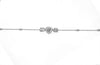 .47CT DIAMOND 18KT WHITE GOLD 3D ROUND & BAGUETTE TRIANGULAR FUN TENNIS BRACELET