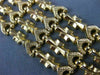 ANTIQUE WIDE 18KT YELLOW GOLD 3D MULTI ROW HANDCRAFTED FLORAL BRACELET #32312