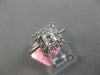 .31CT DIAMOND 18K WHITE GOLD ROUND & PRINCESS SQUARE LOW PROFILE ENGAGEMENT RING
