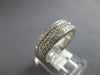 .50CT DIAMOND 14KT WHITE GOLD ROUND & PRINCESS FILIGREE WEDDING ANNIVERSARY RING