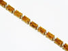 13.05CT DIAMOND & AAA CITRINE 14KT YELLOW GOLD 3D EMERALD CUT & ROUND BRACELET