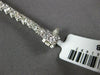 ESTATE 5.05CT DIAMOND 14KT WHITE GOLD 3D CLASSIC ROUND 4 PRONG TENNIS BRACELET