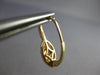 .66CT DIAMOND 14KT YELLOW GOLD 3D MARQUISE SHAPE HALO LEVERBACK HANGING EARRINGS