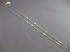 ESTATE .60CT DIAMOND 14KT WHITE GOLD 3D MARQUISE SHAPE BY THE YARD LOVE NECKLACE
