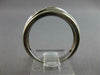 ESTATE .10CT DIAMOND 14KT WHITE GOLD 3D CLASSIC WAVE WEDDING ANNIVERSARY RING