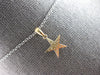 ESTATE .15CT DIAMOND 14KT YELLOW GOLD 3D CLASSIC STAR LOVE FLOATING PENDANT