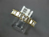 1.39CT DIAMOND 18KT YELLOW GOLD BAGUETTE 9 STONE SHARED PRONG ANNIVERSARY RING