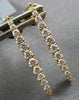 .52CT DIAMOND 18KT YELLOW GOLD 3D CLASSIC GRADUATING BAR FUN HANGING EARRINGS