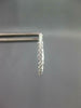 .31CT DIAMOND 18KT WHITE GOLD 3D CLASSIC 1.5MM CIRCULAR HUGGIE HANGING EARRINGS