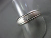 ESTATE .10CT DIAMOND 14K WHITE GOLD SOLITAIRE MENS WEDDING ENGAGEMENT RING #1283