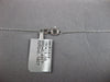 ESTATE .58CT DIAMOND 18KT WHITE GOLD 3D MULTI FLOWER BY THE YARD LOVE NECKLACE