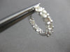 1.94CT DIAMOND 18KT WHITE GOLD ROUND 3D INSIDE OUT HUGGIE HOOP HANGING EARRINGS