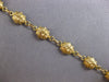 ESTATE WIDE 14KT YELLOW GOLD 3D MULTI LADYBUG LUCKY ITALIAN FUN BRACELET